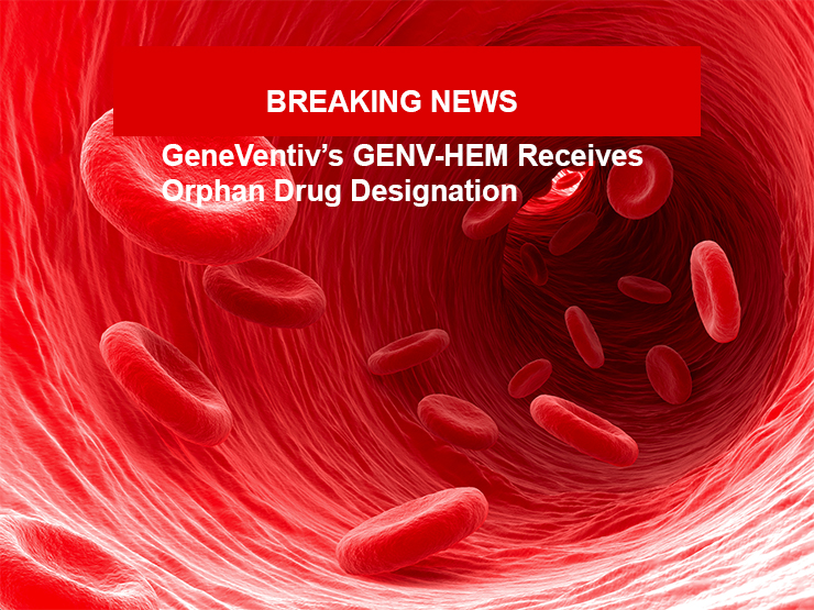 GeneVentiv Receives Orphan Drug Designation (ODD) for GENV-HEM for the treatment of Hemophilia A or B with or without inhibitors