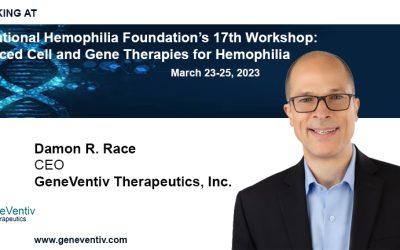 GeneVentiv Invited to Present at The National Hemophilia Foundation’s 17th Workshop