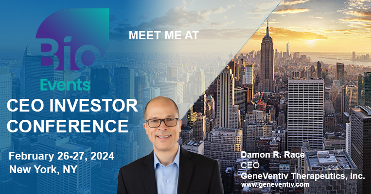 GeneVentiv to Attend BIO CEO & Investor Conference